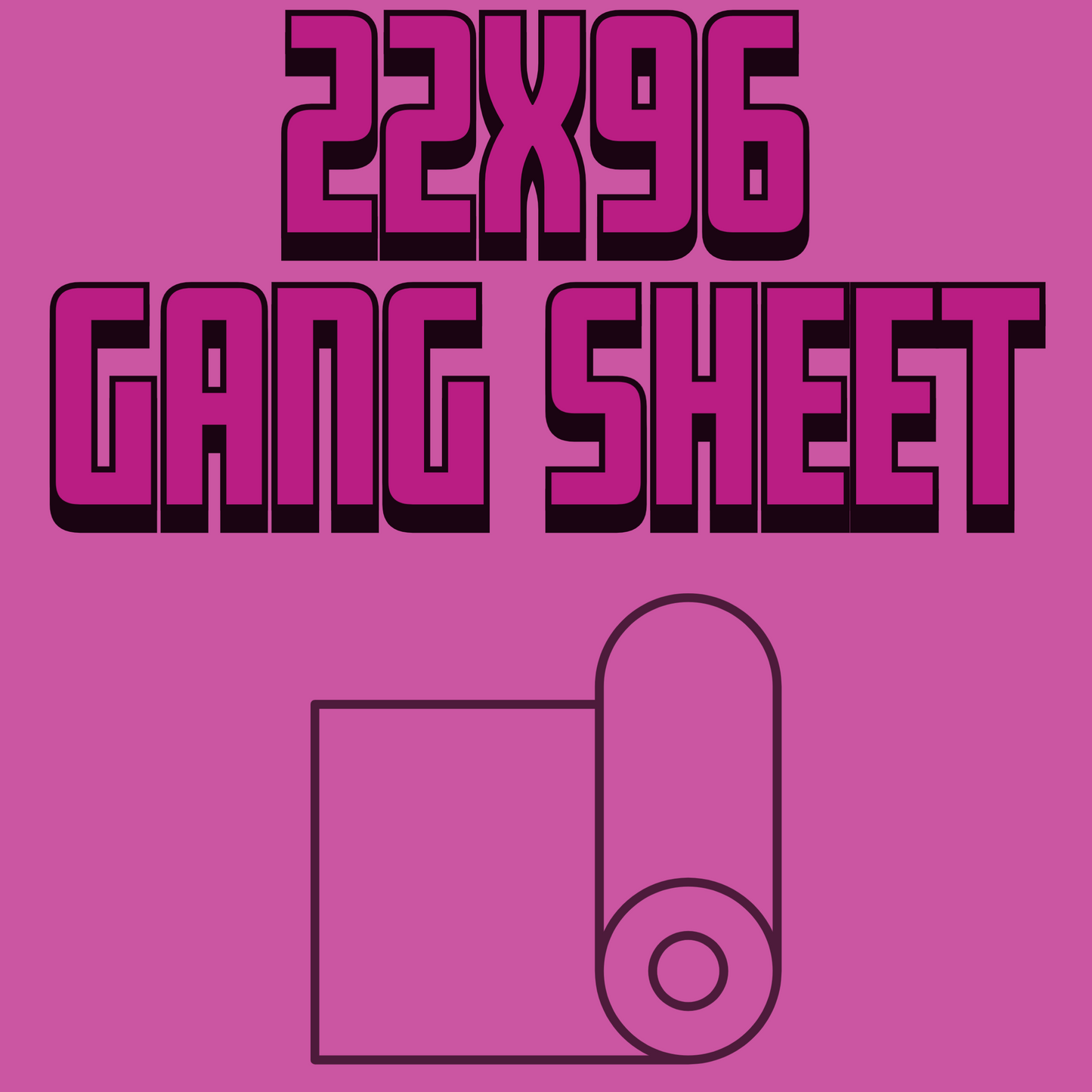 22x96 DTF Gangsheet