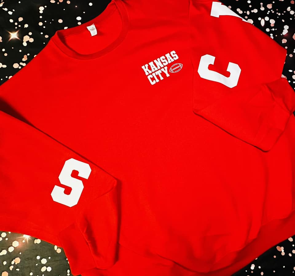 Kansas City Football- Chiefs Side to Side Long Sleeves