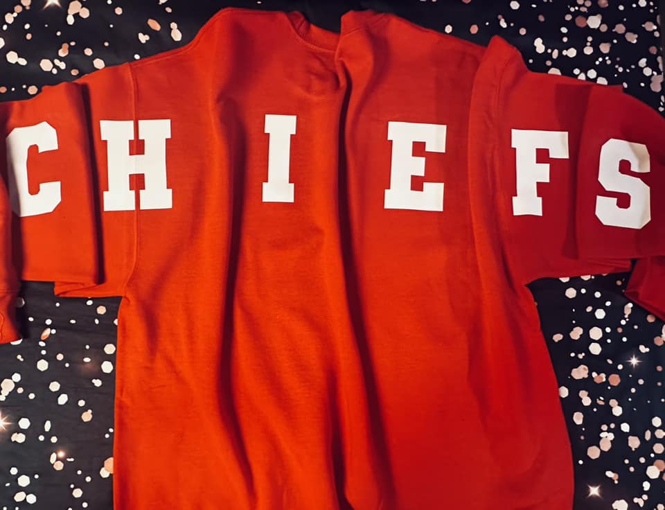 Kansas City Football- Chiefs Side to Side Long Sleeves