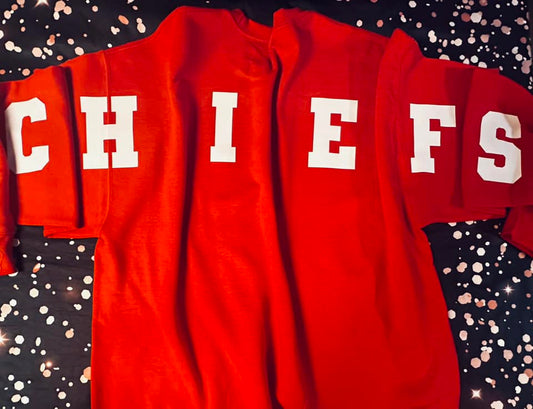 Kansas City Football- Chiefs Side to Side Long Sleeves