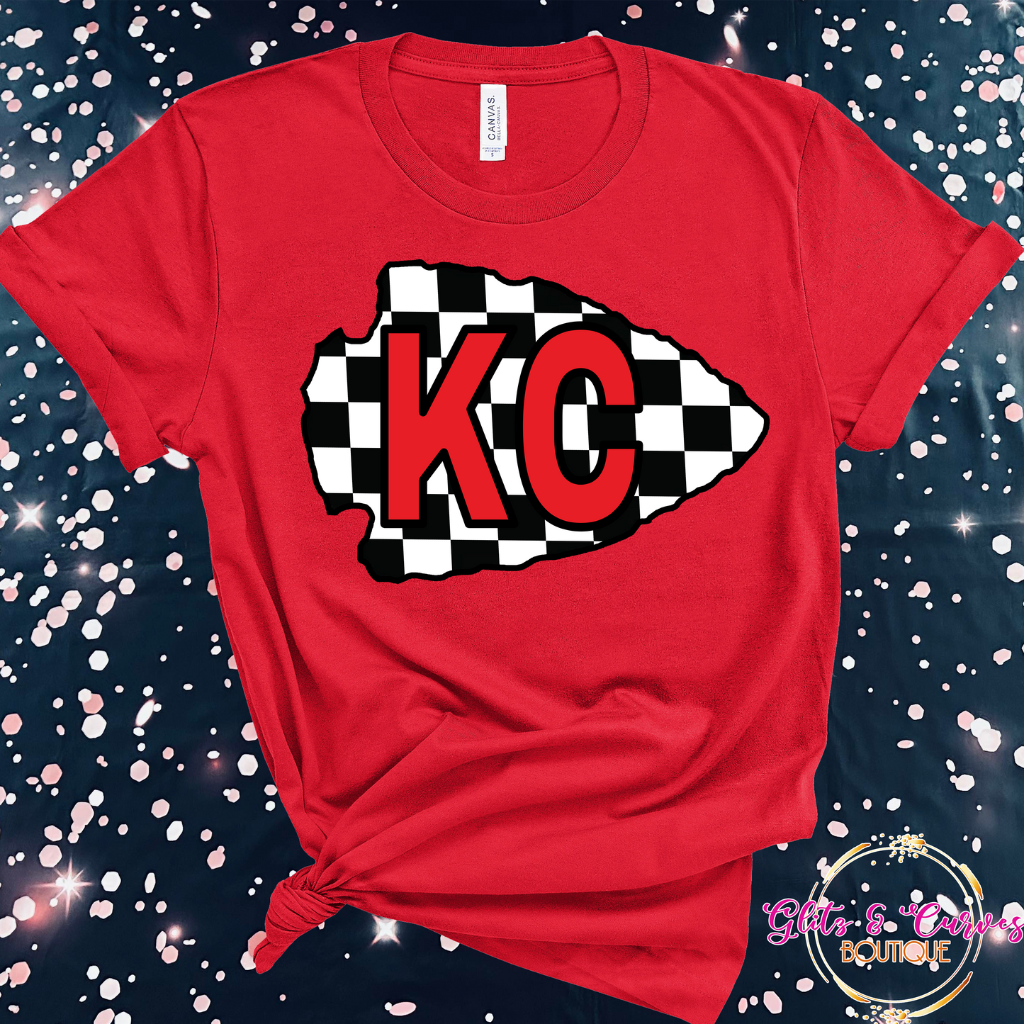 KC Checkered Arrowhead