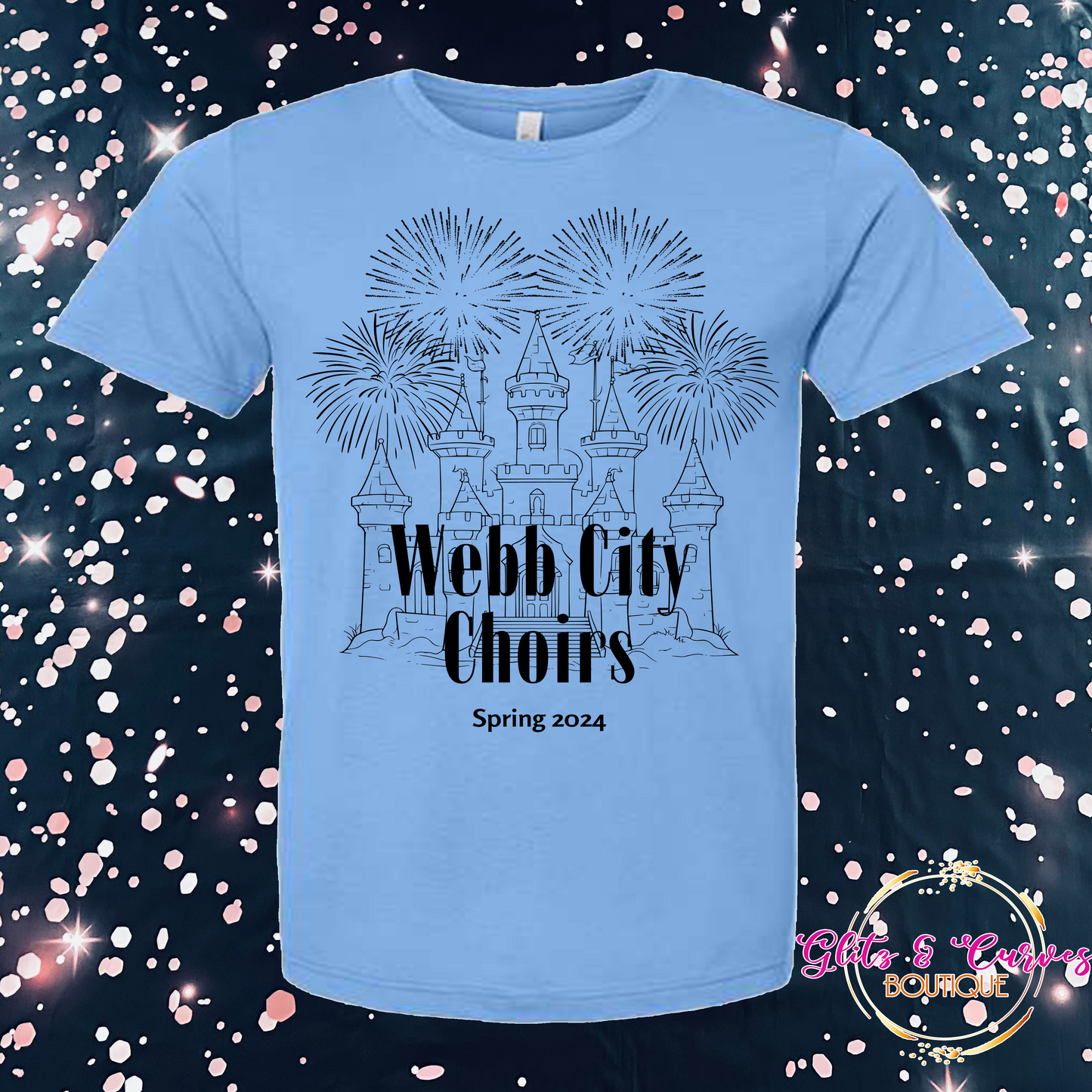 Columbia Blue Choir Disney Shirt