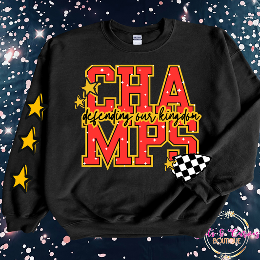 Champs Defending our Kingdom--Sweatshirt with Stars