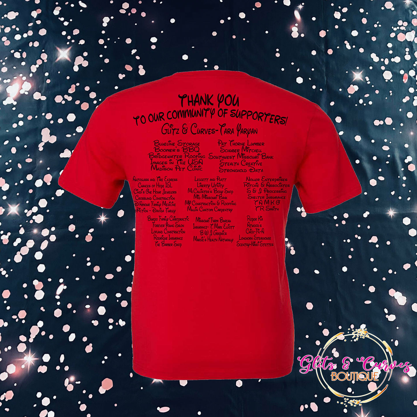 Red Choir Disney Shirt