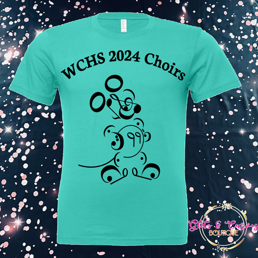 Teal Choir Disney Shirt